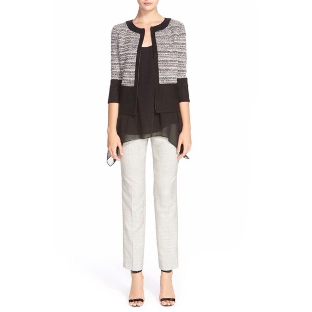 St. John Collection Silk Georgette Shell